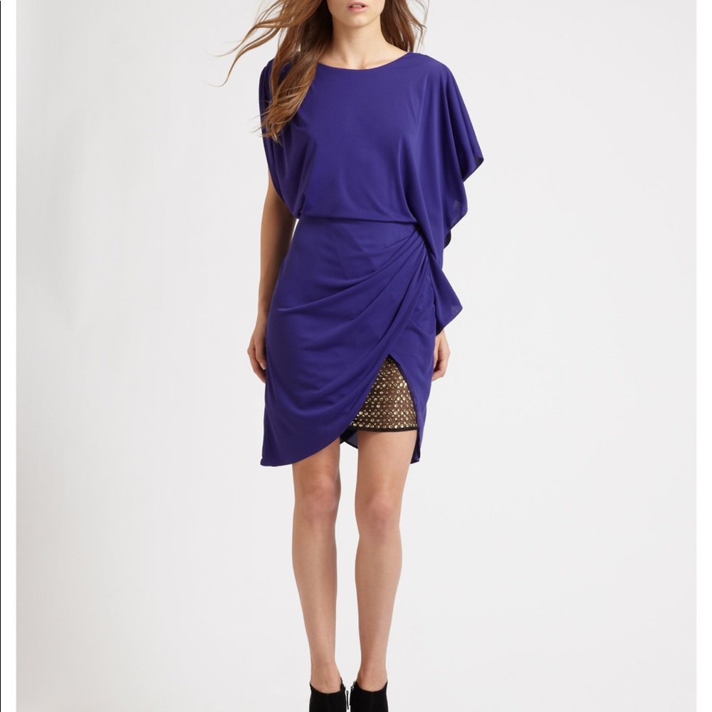 Beautiful BCBG purple dress. New w tags. XS.